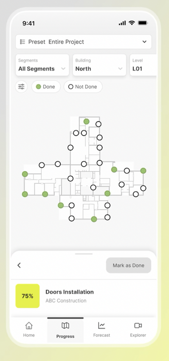 Floor plan progress