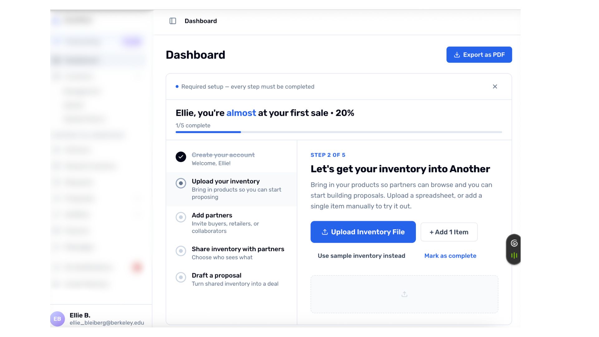 B2B Onboarding Redesign